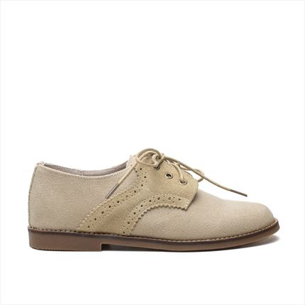 Comprar Zapato Comunion Niño Beige Modelo Oxford ▷baratos◁