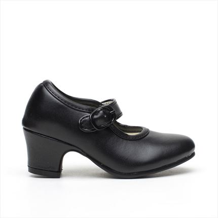 Zapatos Flamenca Niña Negros▷baratos◁   ZapatitosDeAlba