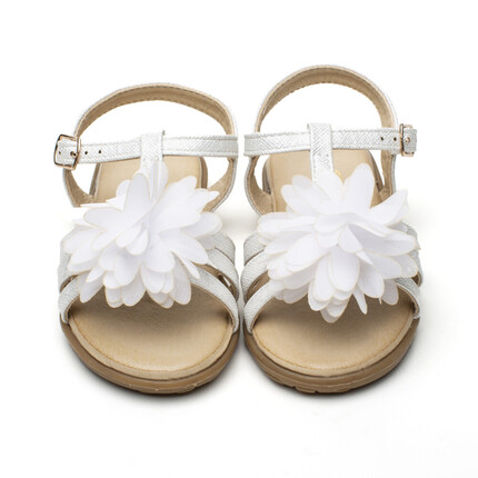 Sandalias Niña Flor Pompón
