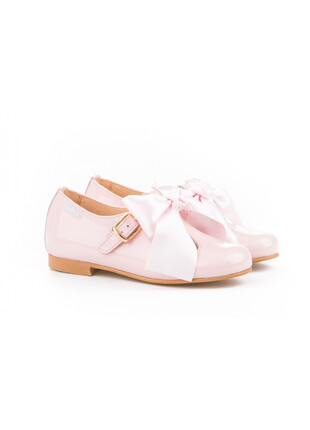 Zapatos Niña Charol Lazo Marca Angelitos