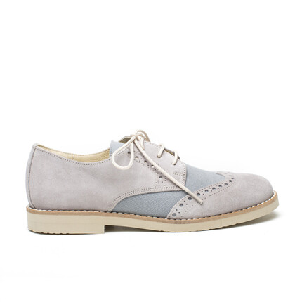 Zapatos Comunion Niño Gris Claro Yowas