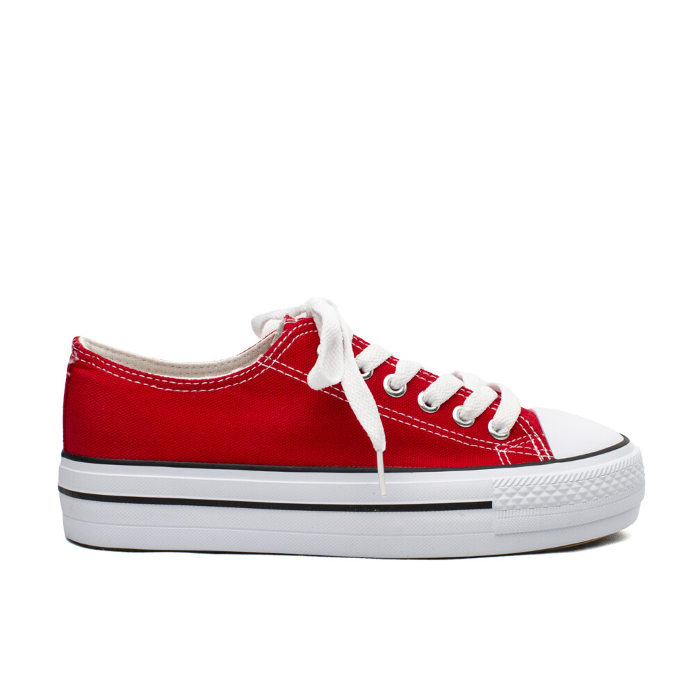 Zapatillas Rojas Para Dama