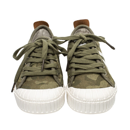 Zapatillas Lona Niño Verde
