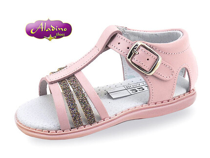 Sandalias Bebe Niña Rosa Aladino