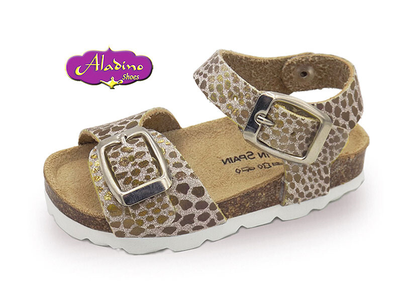 Sandalias Bio Niña Doradas Aladino
