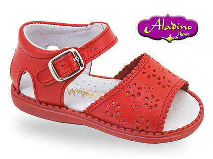 Sandalias Bebe Niña Rojas Aladino