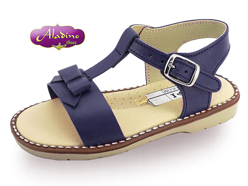 Sandalias Niña Azul Marino