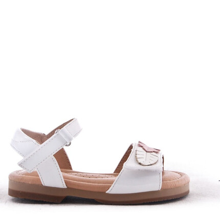 Comprar Sandalias Niña Blancas Hoja
