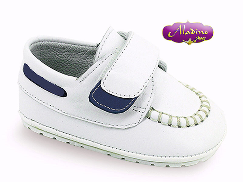 Zapatos Bebe Blanco Suela Blanda Aladino