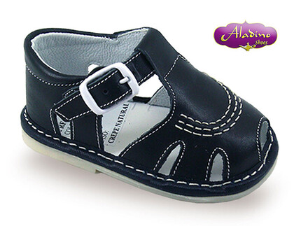Sandalias bebé niño respetuosas azul marino | Calzado barefoot infantil