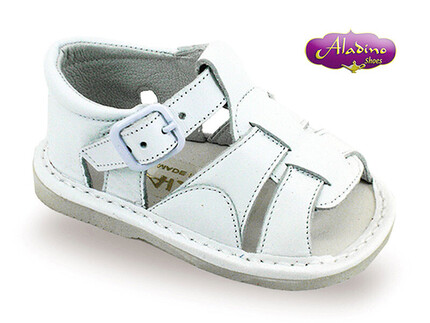 Sandalias Bebe Niño Blanco Aladino