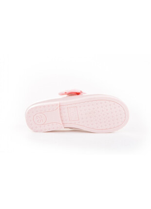 Merceditas Niña Piel Rosa Velcro Angelitos