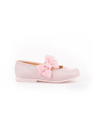 Comprar Merceditas Niña Piel Rosa Velcro Angelitos 🥇. Merceditas Baratas