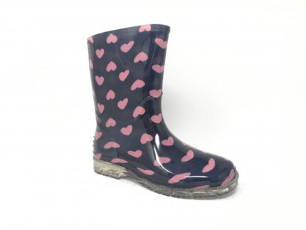 Botas Agua Niña Corazones