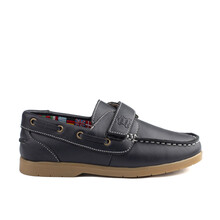Zapato Niño Azul Marino Náutico Velcro