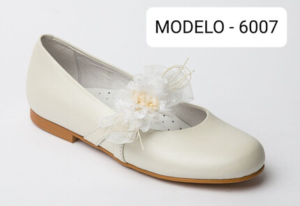 ▶️Comprar Zapatos Comunión Niña Beige Piel. Hechos España 💯