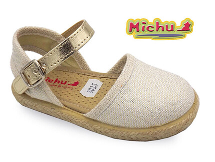 👉Comprar Alpargatas Esparteña Niña Plata Michu Baratas y Monísimas😍