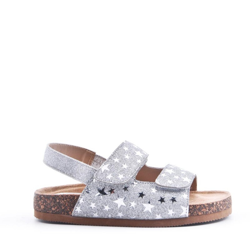 Comprar Sandalias Niña Bio Plata Con Velcro. y Baratas!😍