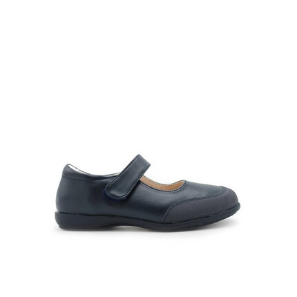 Zapatos Niña Colegial Azul Marino con Puntera Reforzada