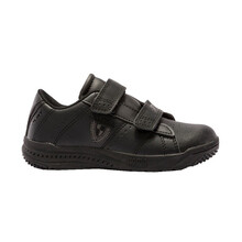 Deportivas Niño Negra Con Velcro Colegial Joma