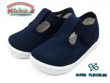 Pepito Bebe Lona Azul Marino Cierre Velcro Respetuosos