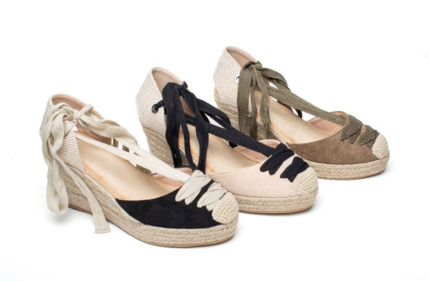 zapatillas cuña esparto mujer