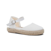 Alpargatas Esparto Bebe Niña Blanca