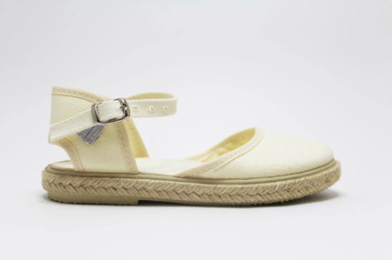 Alpargatas Esparto Beige Para Niña Modelo Bebe