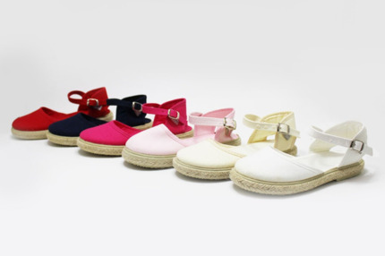 Alpargatas Esparto Beige Para Niña Modelo Bebe