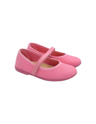 Comprar Bailarinas Lona Rosa Con Velcro. TOP VENTAS🔥