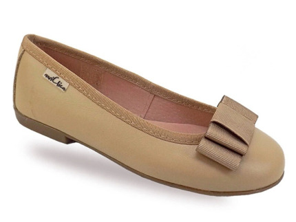 Bailarinas Niña Camel de Piel