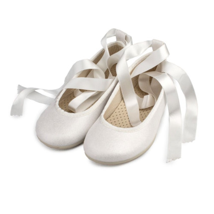 Comprar Bailarinas Niña Ceremonia Blanca. Bailarinas Comunión Baratas