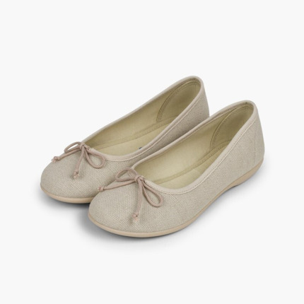 Bailarinas Niña Ceremonia Lino Beige