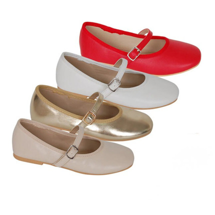 Bailarinas Niña Doradas de Vestir