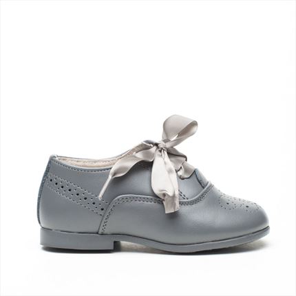 Comprar Blucher Gris Ingles Modelo Victoria🥇  | ZapatitosDeAlba