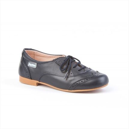 Comprar Blucher Niña Azul Marino Oxford Marca Angelitos 🥇