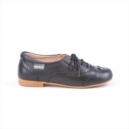 Comprar Blucher Niña Azul Marino Oxford Marca Angelitos 🥇