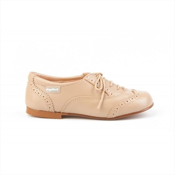 Blucher Niña Camel Oxford Marca Angelitos