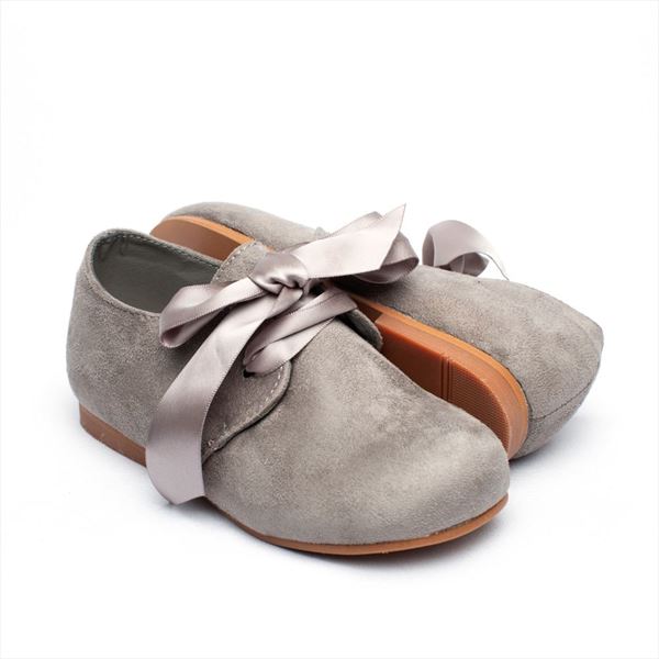 Blucher niña Gris Lazo (2)