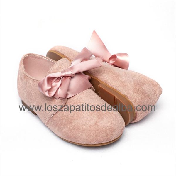 Blucher niña Lazo Rosa (3)