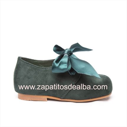 Comprar Zapato Niña Verde Blucher Lazo ▷baratos◁