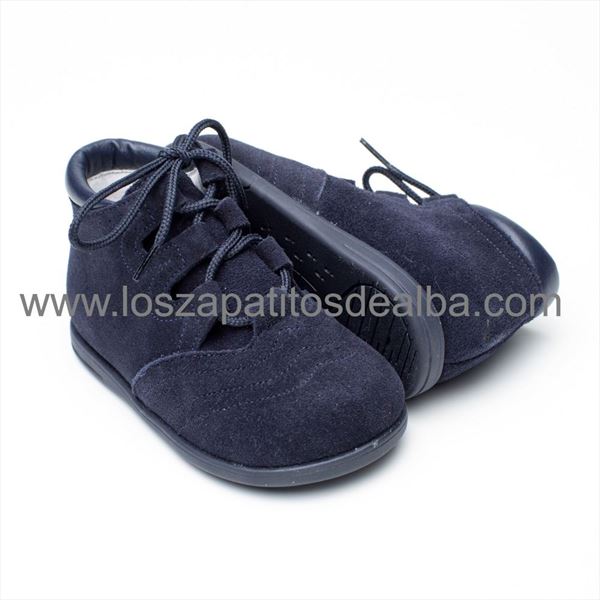 Botas Inglesa Azul Marino Serraje Primeros Pasos (2)