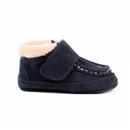 Comprar Botas Bebé Niña azul marino pespunte ▷baratos◁