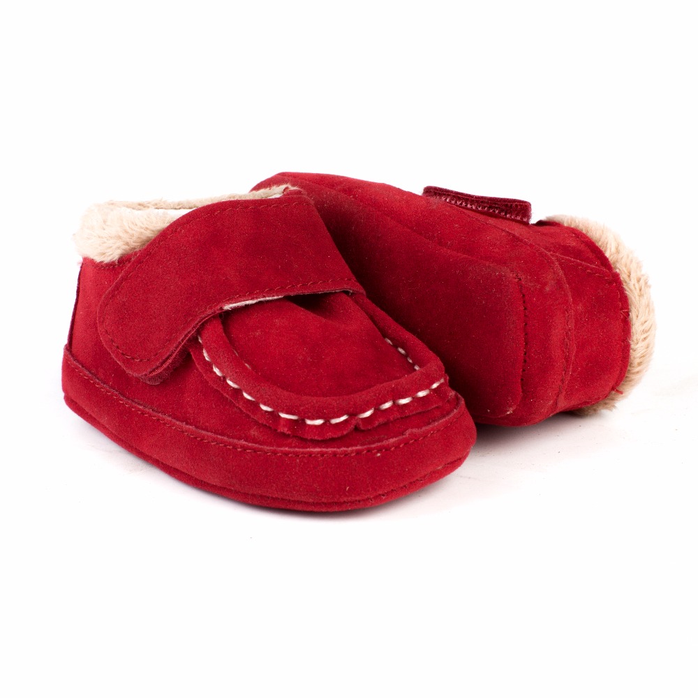 Botas Niña Invierno Rojo pespunte🥇 ZapatitosDeAlba