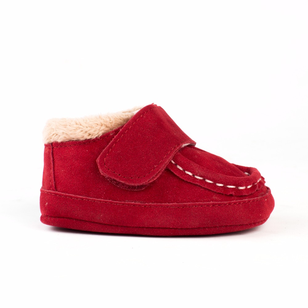 Botas Bebé Niña Rojo pespunte🥇 |