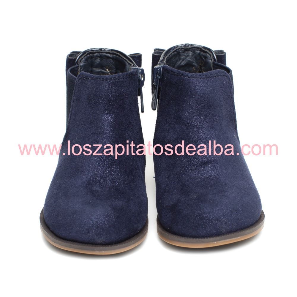 huella dactilar Caprichoso computadora Comprar Botas Niña Azul Marino Lazo Talonera ▷baratos◁