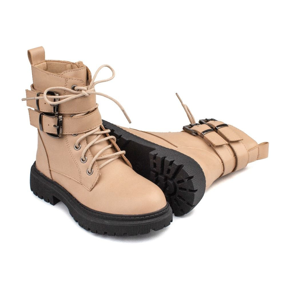 Botas niña militares