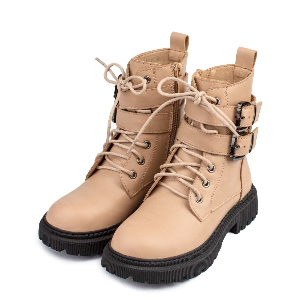 Botas niña militares