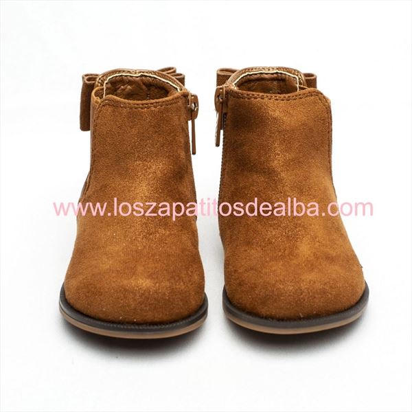 Botas Niña Camel Lazo Talonera (2)