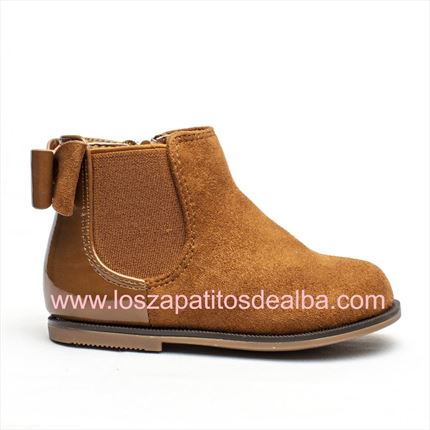 Votación Ciudad perdonado Botas Niña Camel Modelo Lazo Casual🥇 | ZapatitosDeAlba